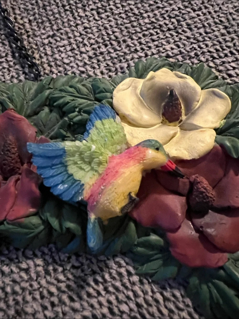 Floral 'WELCOME' Wall Hanging - Multicolor